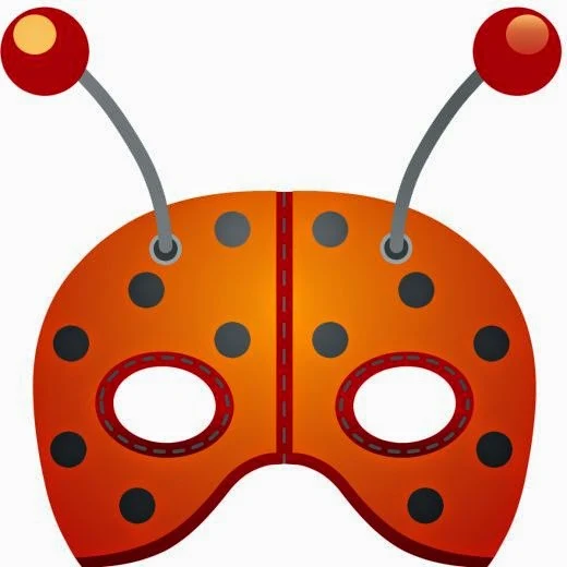Ladybug Free Printable Mask.