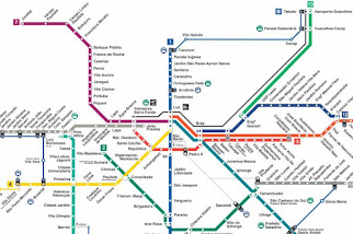 Mapa do Metrô SP