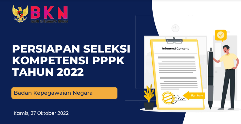 Materi Persiapan Seleksi Kompetensi PPPK dari BKN Versi 27 Oktober 2022