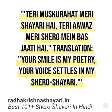 shero shayari love