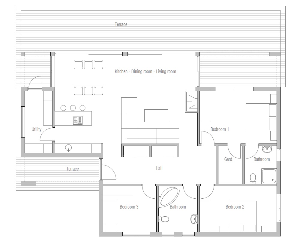  Affordable  Home  Plans  Economical  House  Plan  CH140