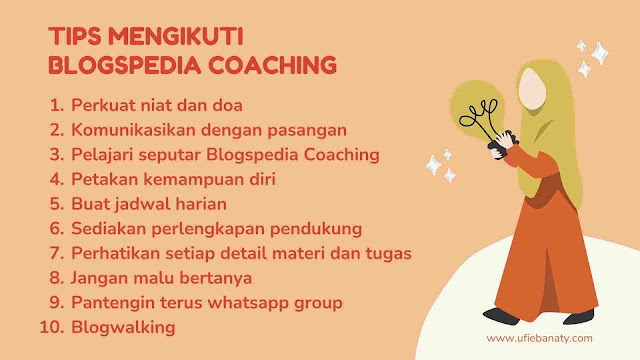 tips lolos blogspedia coaching sampai akhir