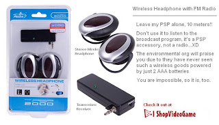 wireless headphone with FM radio