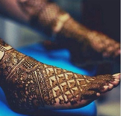  Desain  Motif Henna  di Kaki Untuk Pernikahan Contoh 
