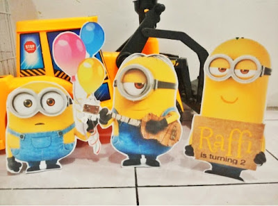 CeRiTa cHa: Ultah Raffi ke-2 : DIY Minion Birthday Party