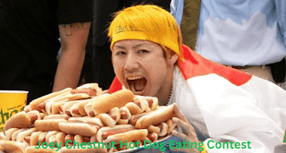 Joey Chestnut Hot Dog Eating Contest
