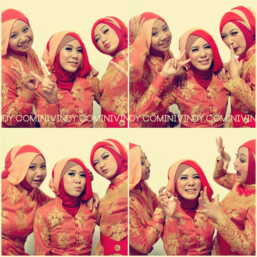 Ini Vindy Yang Ajaib Make Over Dan Hijab Style Pakai Merah