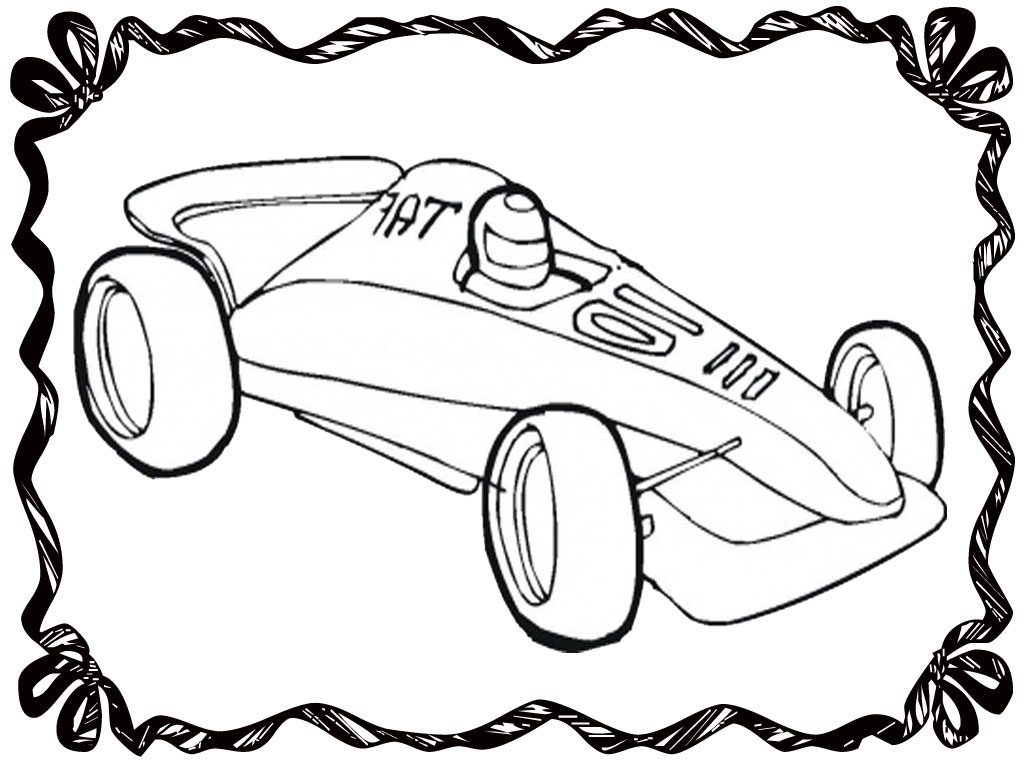 Download Formula One Car Coloring Pages