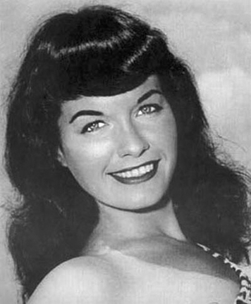 Pin up Plan Calendar Girls Bettie Page