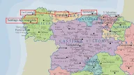 Pohjois Espanja Kartta