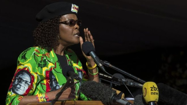 Grace Mugabe's alleged victim in bid to annul immunity