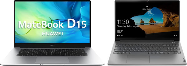 Huawei MateBook D15 2021 (i5) 512 GB vs Lenovo ThinkBook 15 G2 ITL (20VE00RPSP)