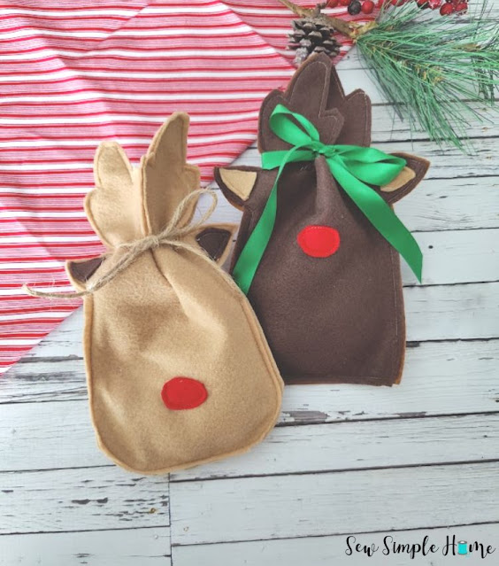 reindeer gift bags