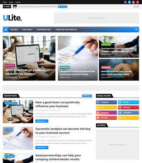 UltraLite Blogger Template|SEO ready template