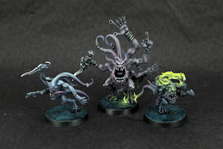 Silver Tower Pink Horror and Blue Horrors