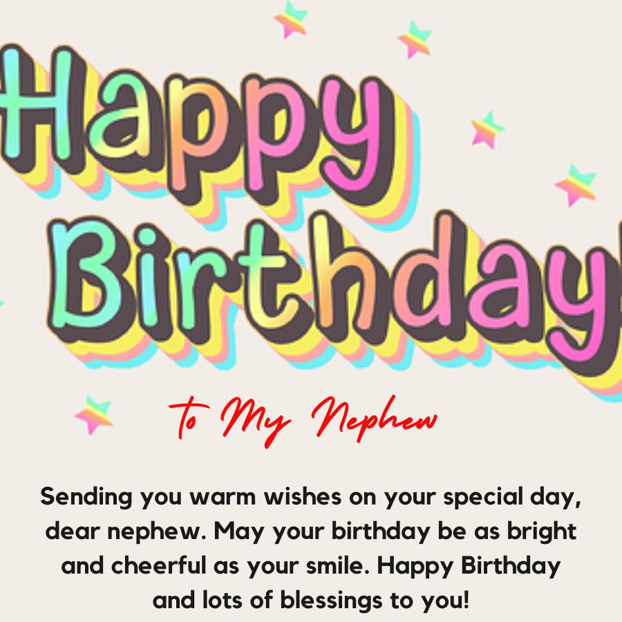 Christian Happy Birthday Nephew Images with Quotes and Wishes