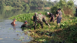    Ada Covid-19, Jumlah Sampah di Sungai Citarum Mengalami Penurunan