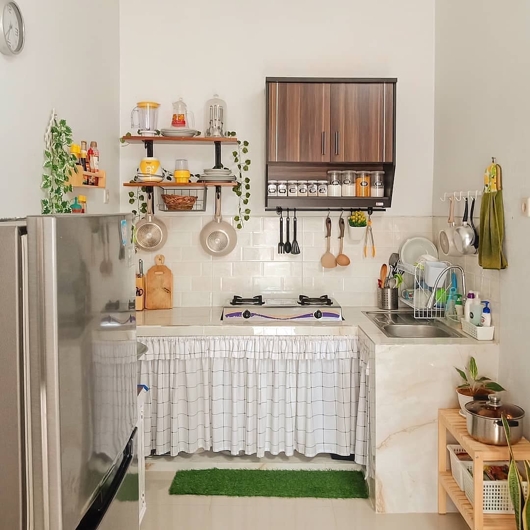 Inspirasi  Desain Dapur  Minimalis Modern Ukuran Kecil tapi 