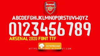 Font Arsenal 2020