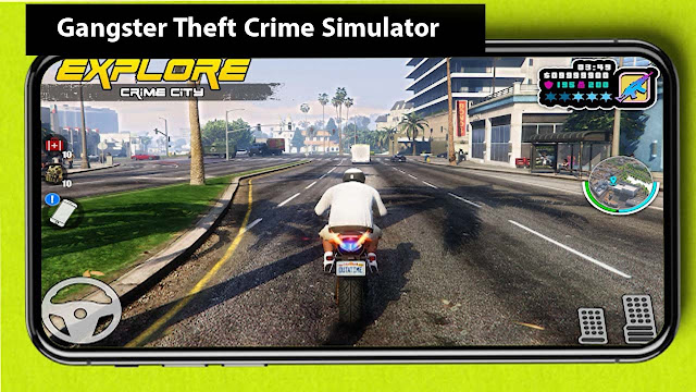 Gangster Theft Crime Simulator أفضل لعبة GTA للأندرويد Gangster Theft Crime Simulator  لعبة جي تي اي Gangster Theft Crime Simulator الرائعة التي تنافس بقية الألعاب المعروفة مثل gta San Andreas او gta vice city او gta 3 و هذه الألعاب موجودة حقا و تعمل على أجهزة الاندرويد ، التي كانت سابقا تعمل فقط على الكمبيوتر .