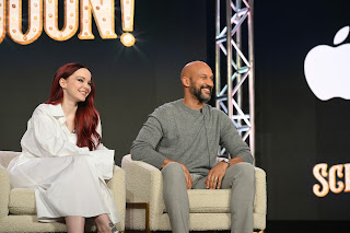 Dove Cameron and Keegan-Michael Key from “Schmigadoon!” Season 2 speak at the Apple TV+ 2023 Winter TCA Tour at The Langham Huntington Pasadena.