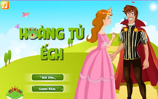 Chơi game thời trang hoàng tử ếch hấp dẫn