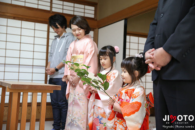 河内長野市の長野神社に七五三出張撮影