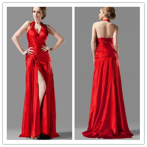 unique red prom dress