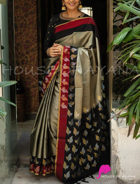 Pure Organza Silk Sarees Online Shopping