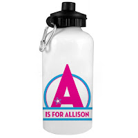 Psychobaby Magical Star Monogram Water Bottle Pink