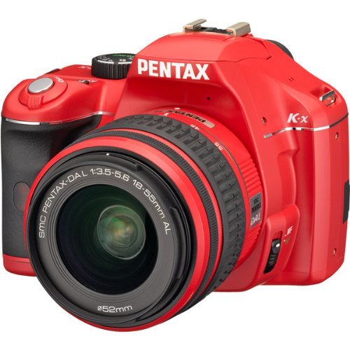 Red K-x12.4MP DSLR Camera with 720p Movie Recordi