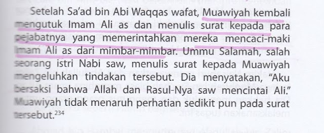 Syiah Menuduh Muawiyah Gemar Mengutuk dan Mencaci Maki Ali bin Abi Thalib