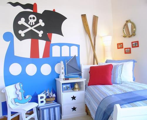 DORMITORIO DE PIRATAS CUARTO PARA NIÑOS CON DECORACION DE PIRATAS www.dormitorios.blogspot.com