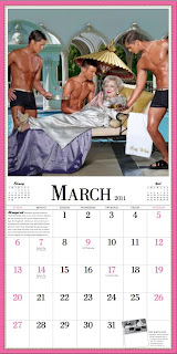 Betty white calendar March