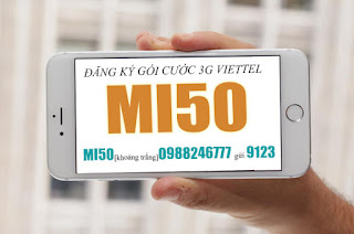 Đăng ký 3G Viettel gói cước Mi50