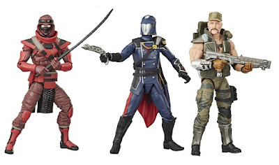 G.I. Joe Classified Series 2 Action Figures by Hasbro – Cobra Commander, Gung Ho & Red Ninja