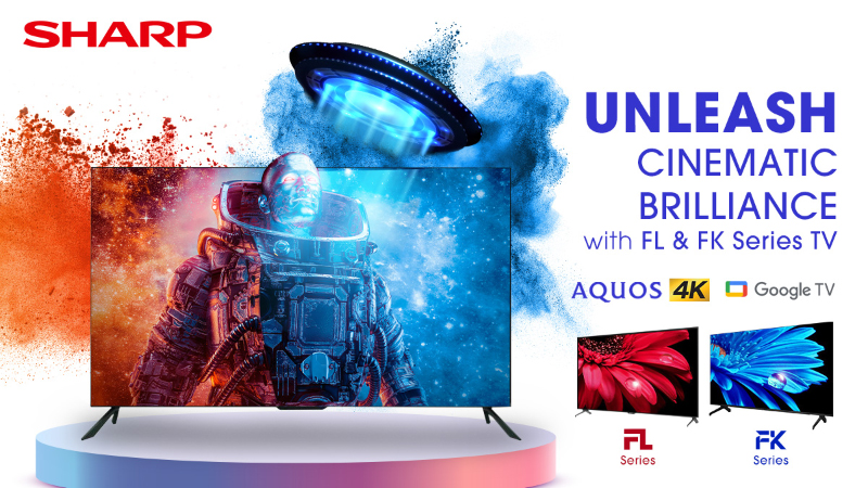 SHARP Aquos TV FL/FK now in PH: 50 to 75-inch, Google TV, and 4K resolution!