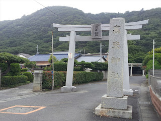 「大磯八景 高麗寺の晩鐘」高麗神社