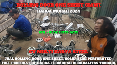 GAMBAR, ROLLING DOOR ONE SHEET, CIAWI, HARGA, ROLLING DOOR ONE SHEET, PER METER, TERBARU, 2024