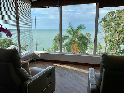 Spa with view of Malacca Strait