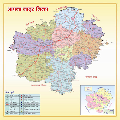 Latur District Map