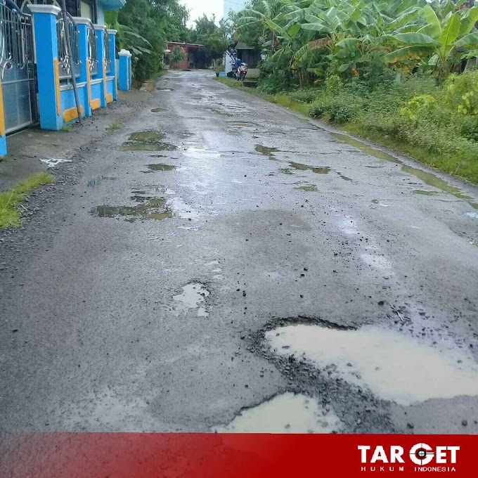 Pembangunan Aspal Jalan Kabupaten di Desa Tanjung Anom Perlu Pembenahan