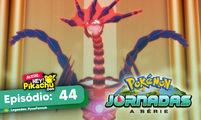 ◓ Anime Pokémon Journeys (Pokémon Jornadas) • Episódio 44: Sword & Shield  III, Eternatus
