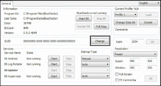 how to change imei, device id, UDID donkeygurad number, serial key of bluestacks, BS tweaker, hack bluestacks