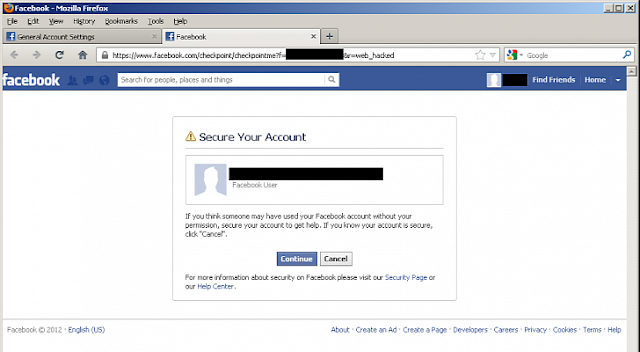 Facebook Change Password