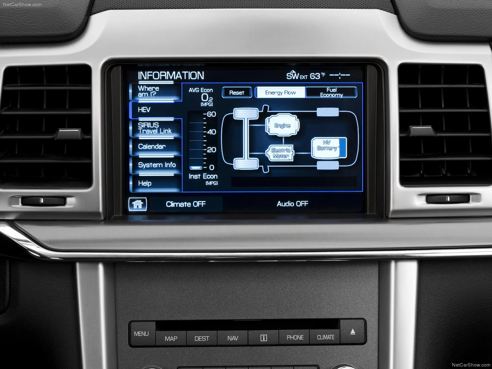 Hình ảnh xe ô tô Lincoln MKZ Hybrid 2011 & nội ngoại thất