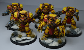 Pre-Heresy Imperial Fists Cataphractii Squad