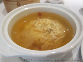 Sharks Fin Dumpling Soup