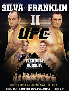 ufc 147 poster final  Download   UFC 147   HDTV + 720p + RMVB