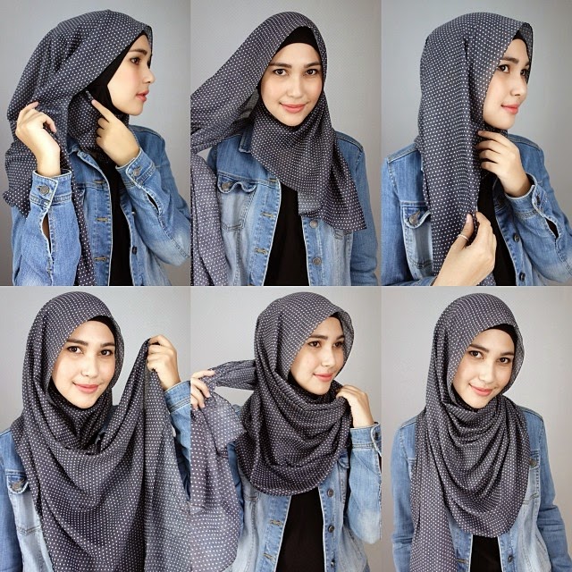 Tutorial Hijab Casual Buat Kamu Yang Doyan Nongkrong Cara Kerudung